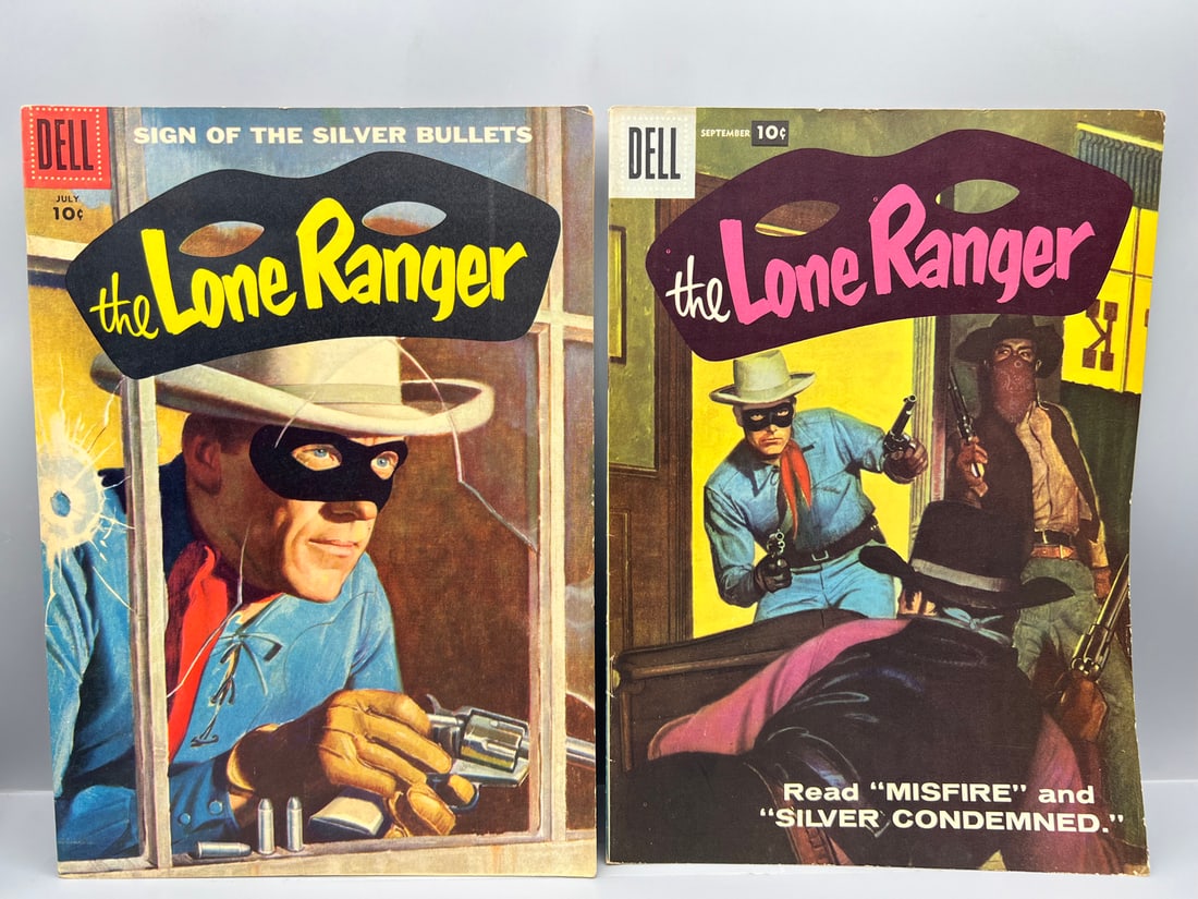 The Lone Ranger #109 & #111 - Last painted cover: The Lone Ranger #109 & #111 - Last painted cover