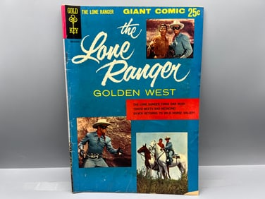 The Lone Ranger Golden West #1 - Gold Key Giant