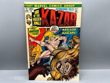 Astonishing Tales #11 - Origin of Ka-Zar & Zabu - Death of Ka-Zar's Father