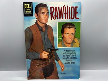 Dell Four Color #1160 - Rawhide - Clint Eastwood cover