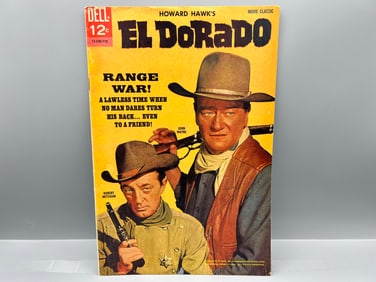 El Dorado Movie Classic Comic - John Wayne & Robert Mitchum cover
