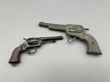 Lot of (2) Vintage Miniature Cap Guns
