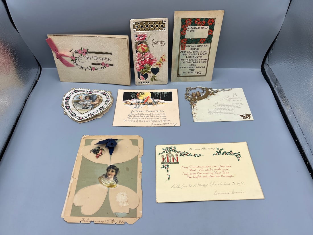 Lot of Assorted Vintage Postcards/Greeting Cards (1 of 5)