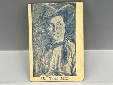 Circa 1920s/30s? Tom Mix Strip Card