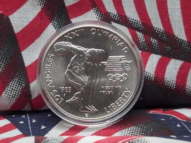 1983-P Uncirculated Los Angeles Olympics Silver Dollar