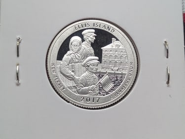 2017-S 90% Silver America the Beautiful Quarter, New Jersey (NJ)