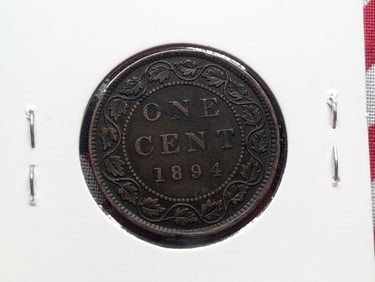 1894 Canada Large Cent, Nice Details