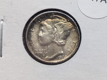 1942-P Mercury Dime AU