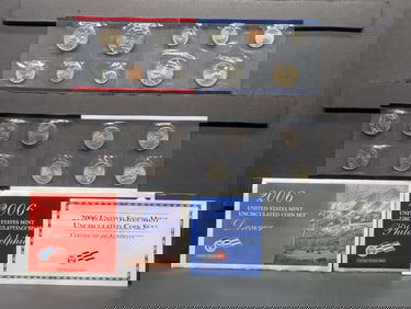 2006 P &D UNC Coin Sets