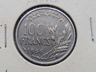 1956 France 100 Francs