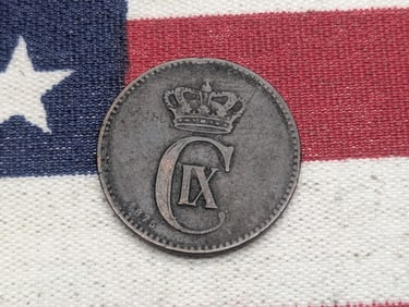 1875 Denmark 2 Ore
