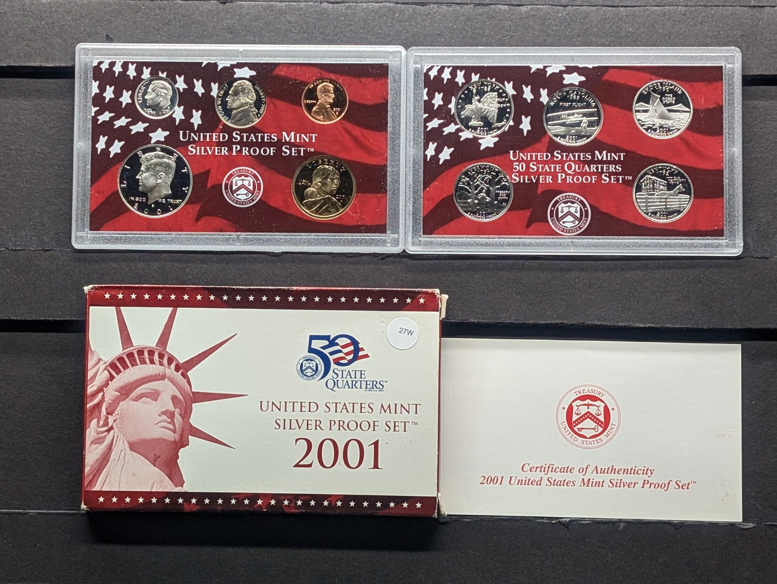 2001 -S US Silver Proof Set (1 of 6)