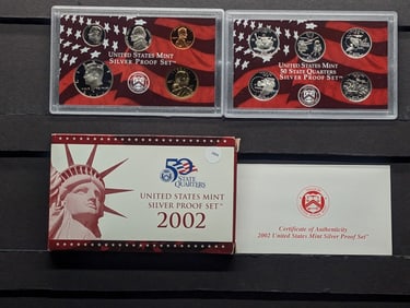 2002 -S US Silver Proof Set