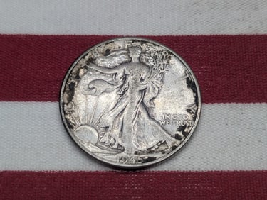 1945 Walking Liberty Half Dollar