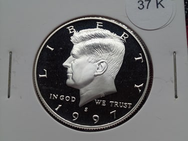 1997-S 90% Silver Proof Kennedy Half Dollar
