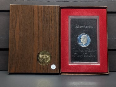 1971-S Eisenhower Dollar in Brown Box