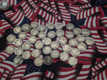 (40) Mixed Date Buffalo Nickels