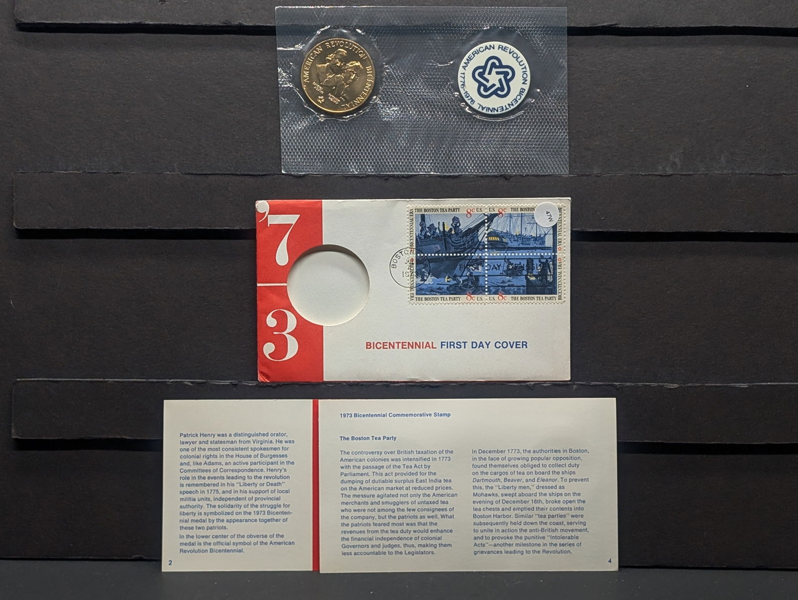 1973 Bicentennial First Day Cover: 1973 Bicentennial First Day Cover