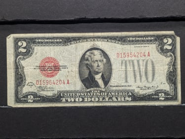 1928-D Two Dollar Red Seal US Note