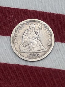 1856 Seated Liberty Quarter F15