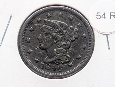 1846 Small Date Large Cent VG