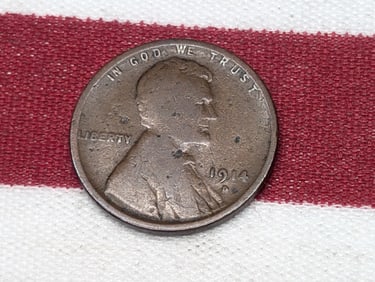 1914 D Lincoln Key Date F
