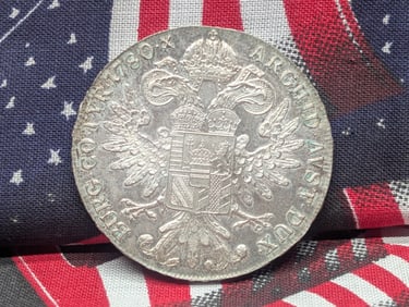 1780 Austria Silver Maria Thaler Coin