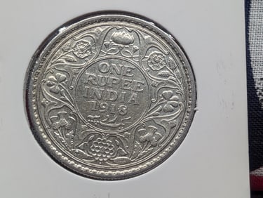 1918 India One Rupee
