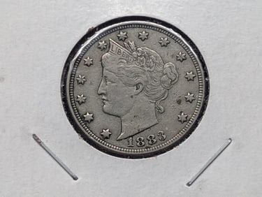 1883 Liberty V Nickel N/C