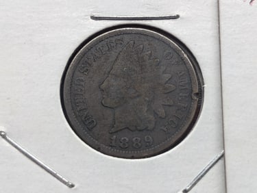 1887 & 1889 Indian Head Cents