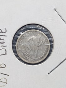 1876 Seated Liberty Dime