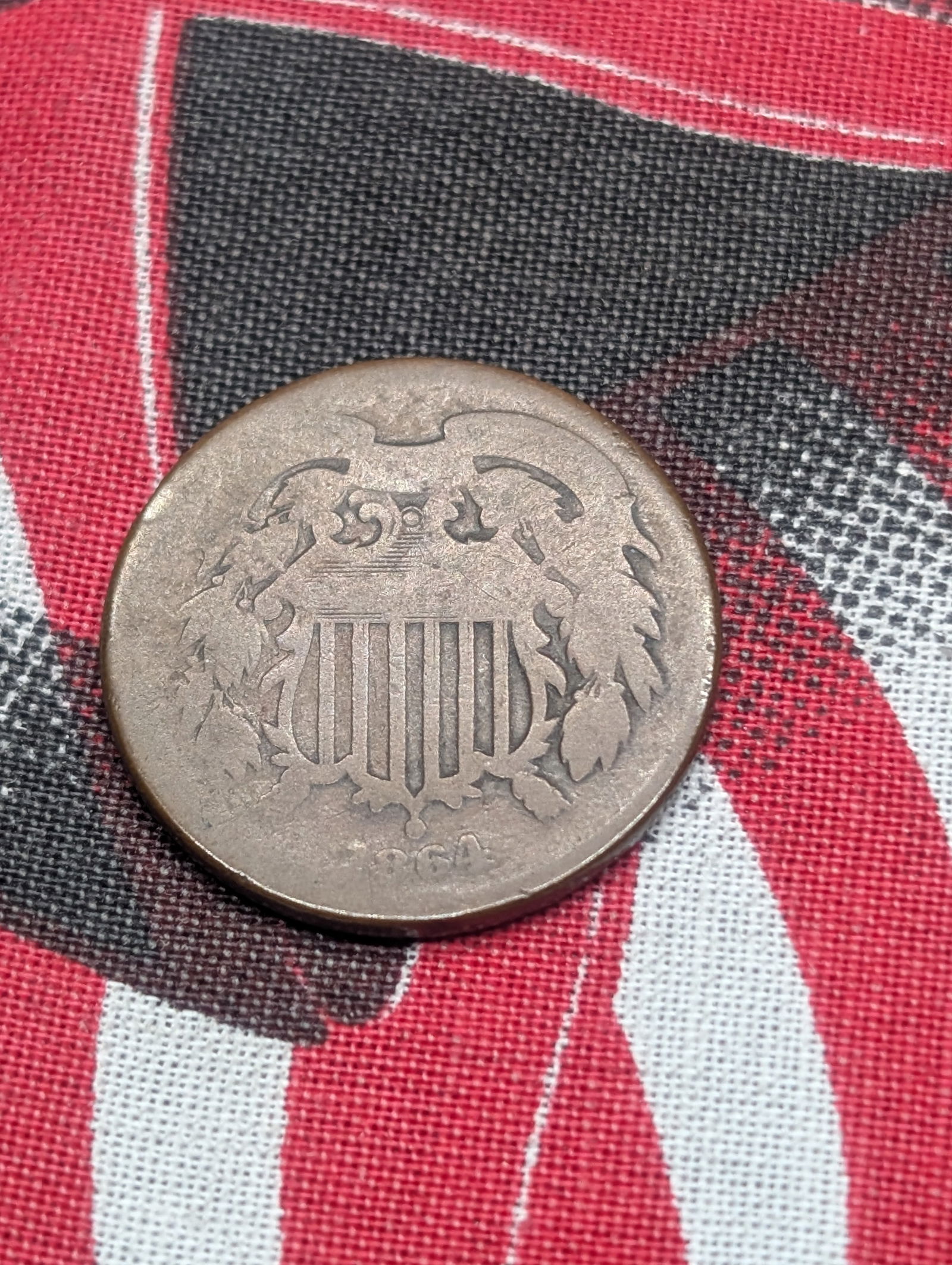1864 U.S. 2 Cent Coin (1 of 2)
