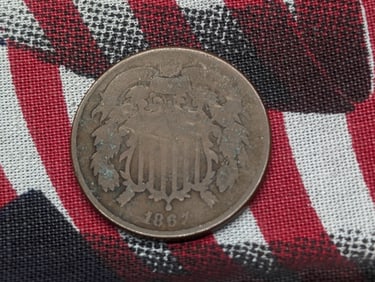 1867 U.S. 2 Cent Coin