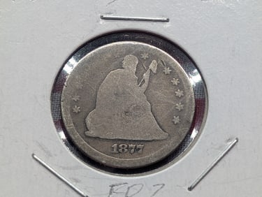 1877-S Seated Liberty Quarter