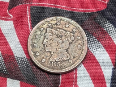 1854 U.S. Large One Cent