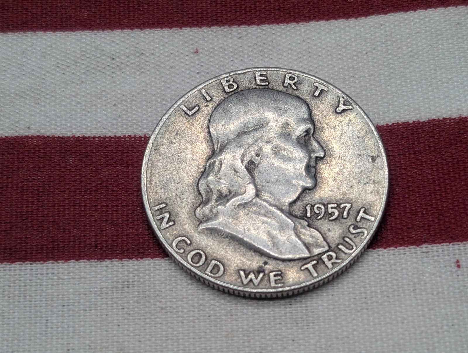 1957-D Franklin Half Dollar: 1957-D Franklin Half Dollar