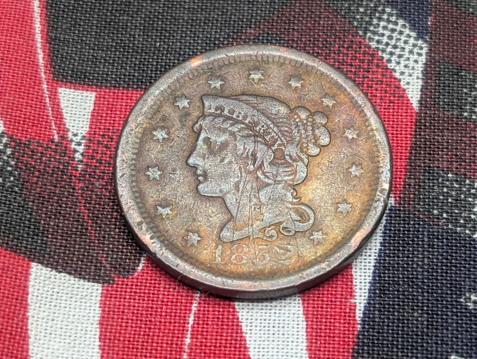 1852 U.S. Large One Cent (1 of 2)