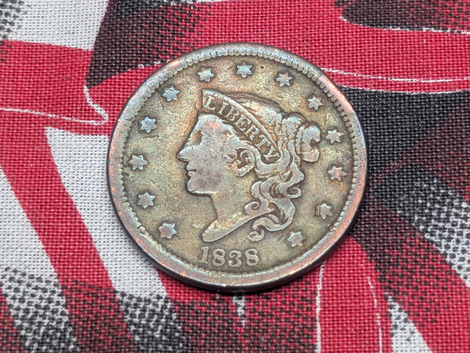 1838 U.S. Large One Cent (1 of 2)