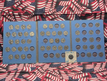 Whitman Jefferson Nickel Book w/ 49 Coins