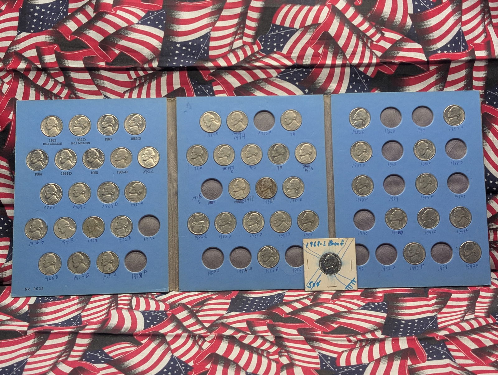 Whitman Jefferson Nickel Book w/ 49 Coins (1 of 9)