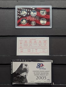 2005-S State Quarters Silver Proof Set, All 90% Silver