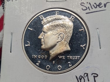 2002-S Silver Proof Kennedy Half Dollar