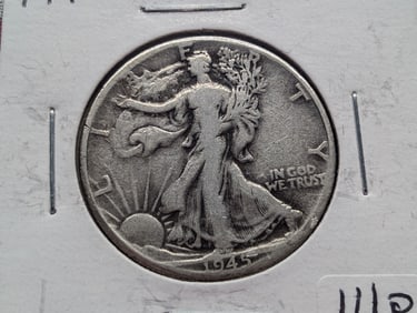 1945 Walking Liberty Half Dollar