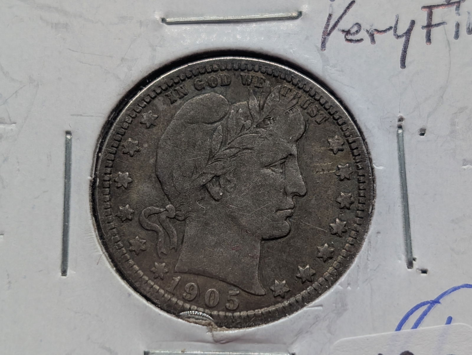 1905 Barber Quarter F/VF (1 of 3)