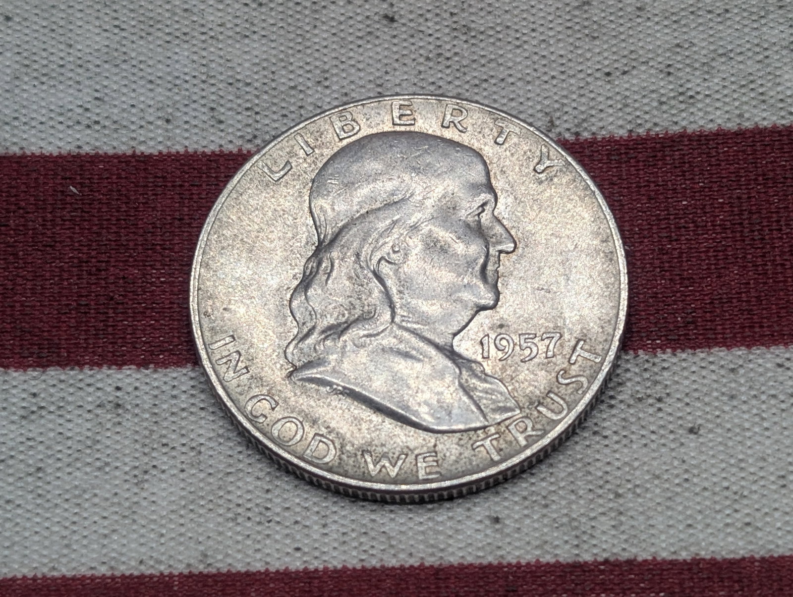 1957-D Franklin Half Dollar: 1957-D Franklin Half Dollar