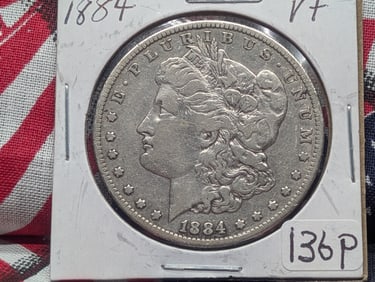 1884 Morgan Dollar VF