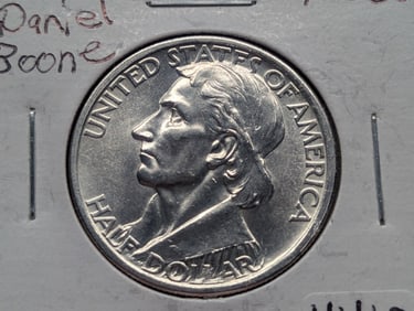 1934 Daniel Boone Commemorative Half Dollar MS- very high grade