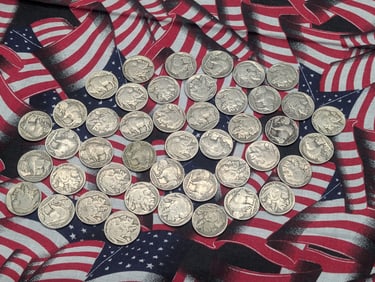 (40) Mixed Date Buffalo Nickels