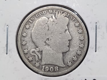 1908-D Barber Half Dollar G