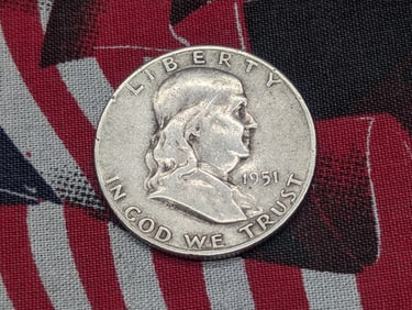 1951-S Franklin Half Dollar